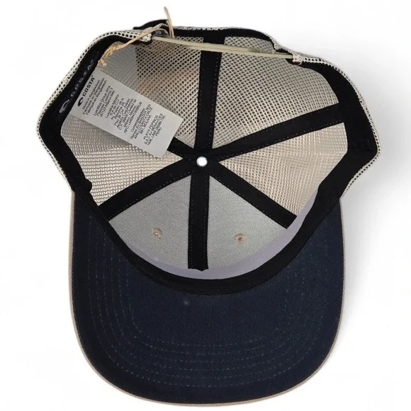 Costa Del Mar Trucker Hat Snapback Tan Mesh Adjustable Fish Catch & Release NWT - Picture 5 of 8